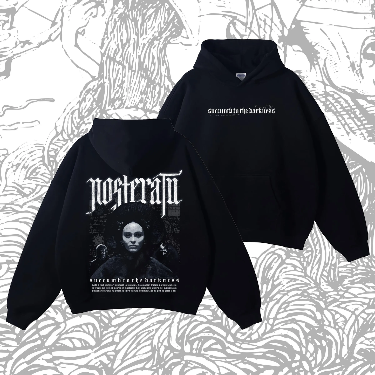 NOSFERATU (2024) 'Succumb to the Darkness' Hoodie