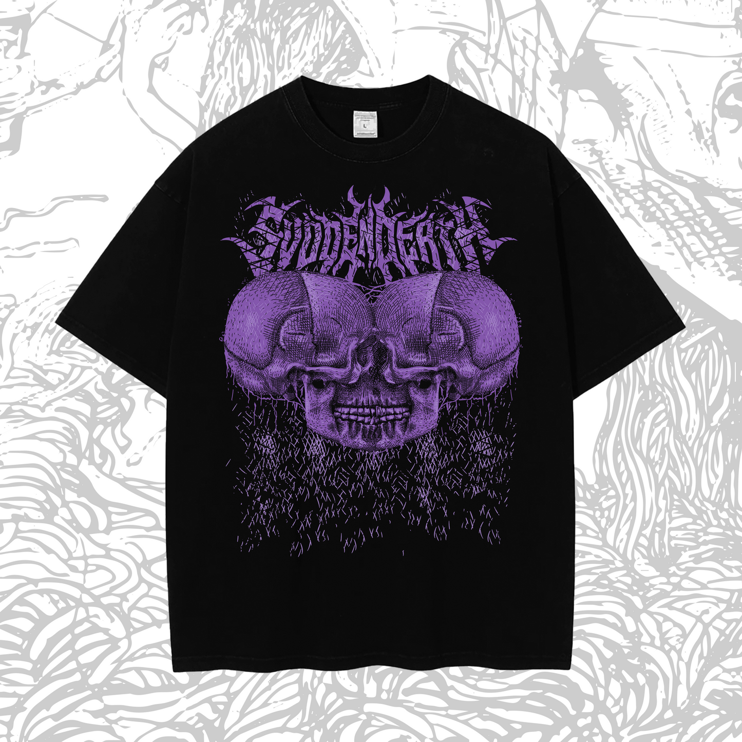 Svdden Death Skull Mash Tee